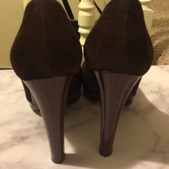 Sergio Rossi vero cucio suede italian pumps 39 - Picture 12 of 14